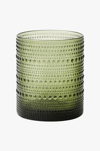 Verres rétro à pied relief pour cocktails eau