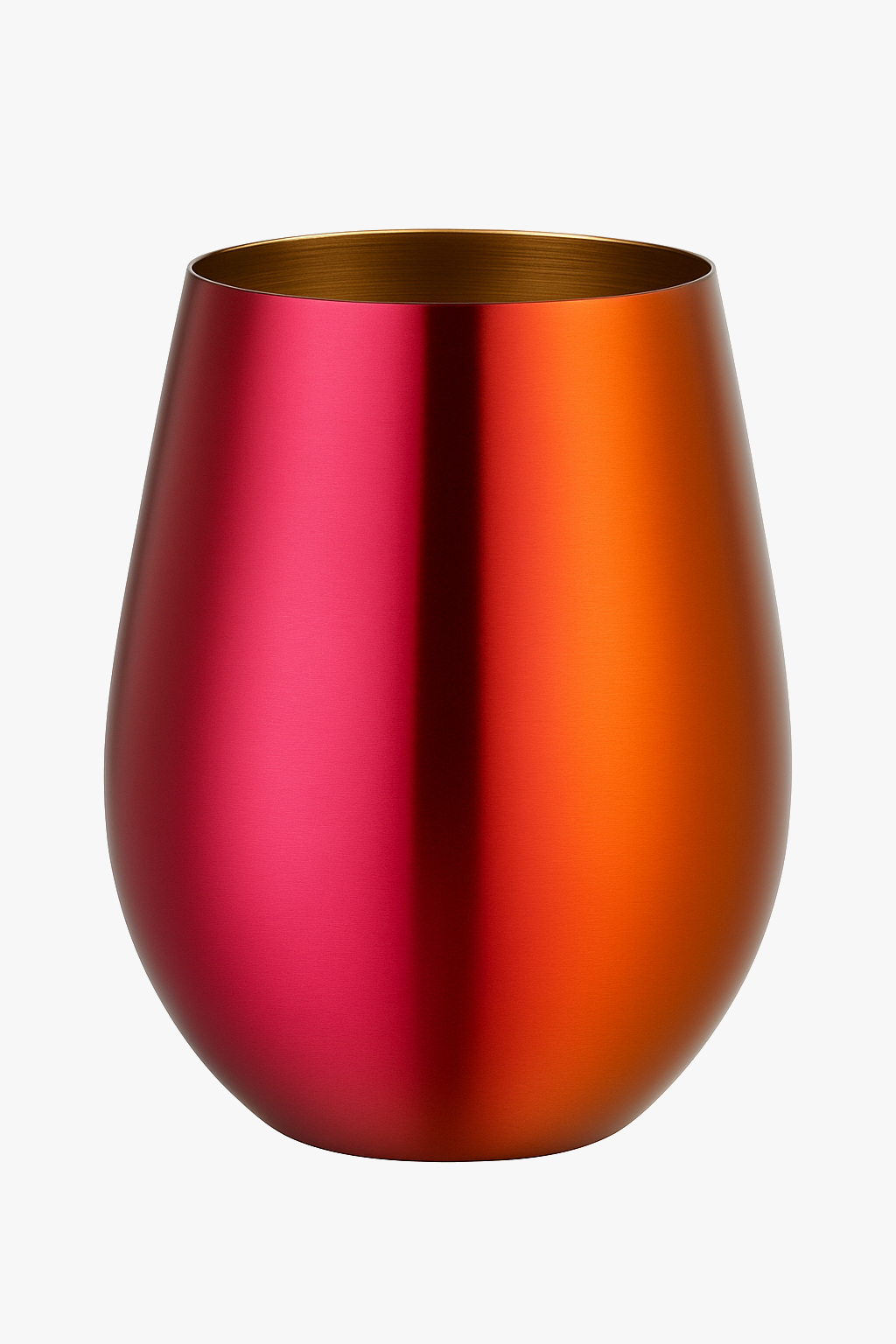 Verres à vin acier inoxydable effet titane bar
