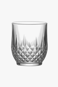 Verres vin motif diamant verrerie elegante cafe the