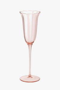 verres à vin vintage motif floral style cristal