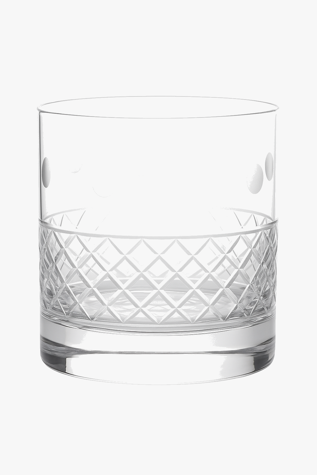 Verres whisky old fashioned facetté 380ml lot 2