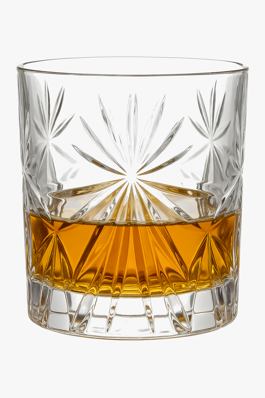 Verres whisky old fashioned motif relief épais