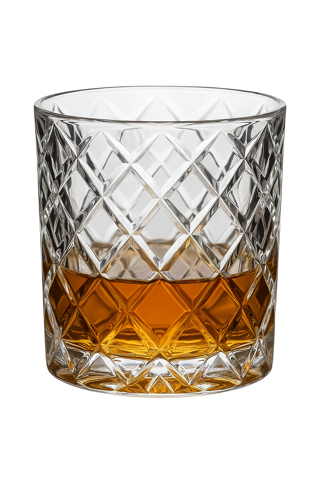 Verres whisky old fashioned relief élégant dégustation