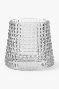 Verres whisky old fashioned relief facette pour cocktails