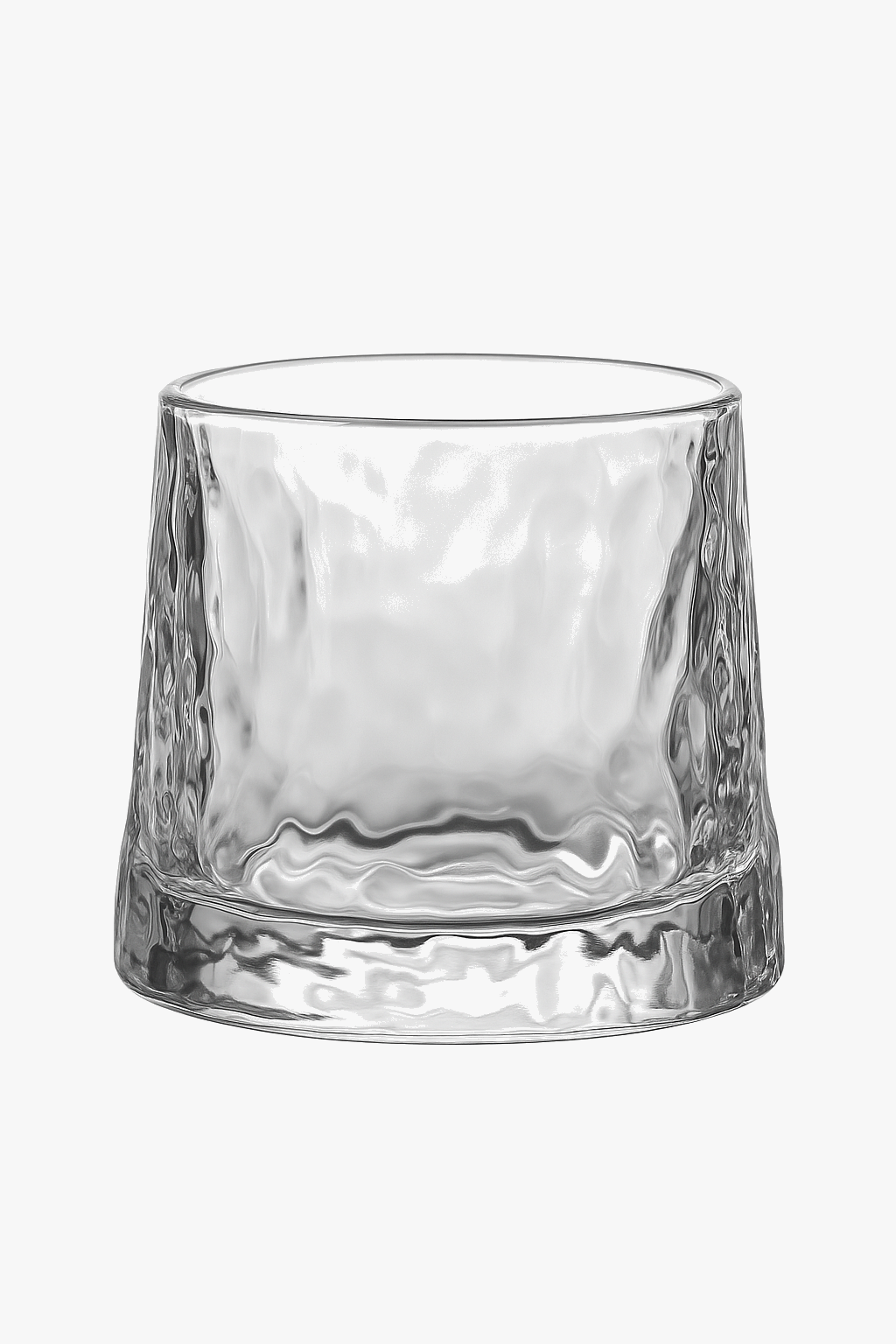 Verres whisky old fashioned relief style cristal élégant
