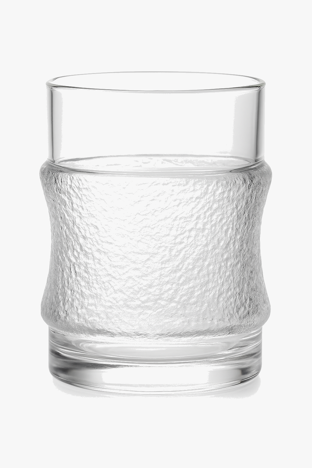 Verres whisky relief fond épais style élégant bar