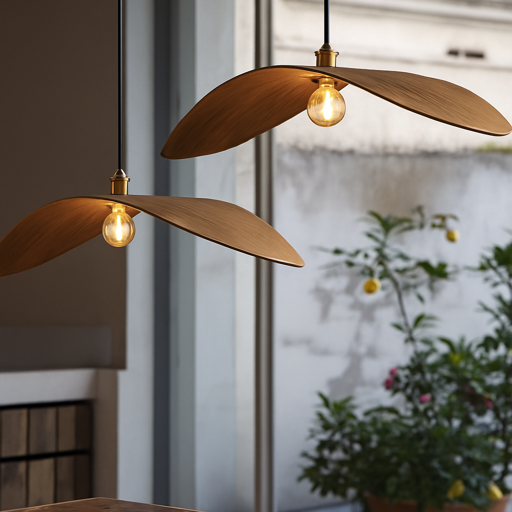 Vintage Wabi Sabi bois Art Led lustre chinois Zen salon de thé salle à manger décor à la maison suspension lumières Loft escaliers luminaire suspendu