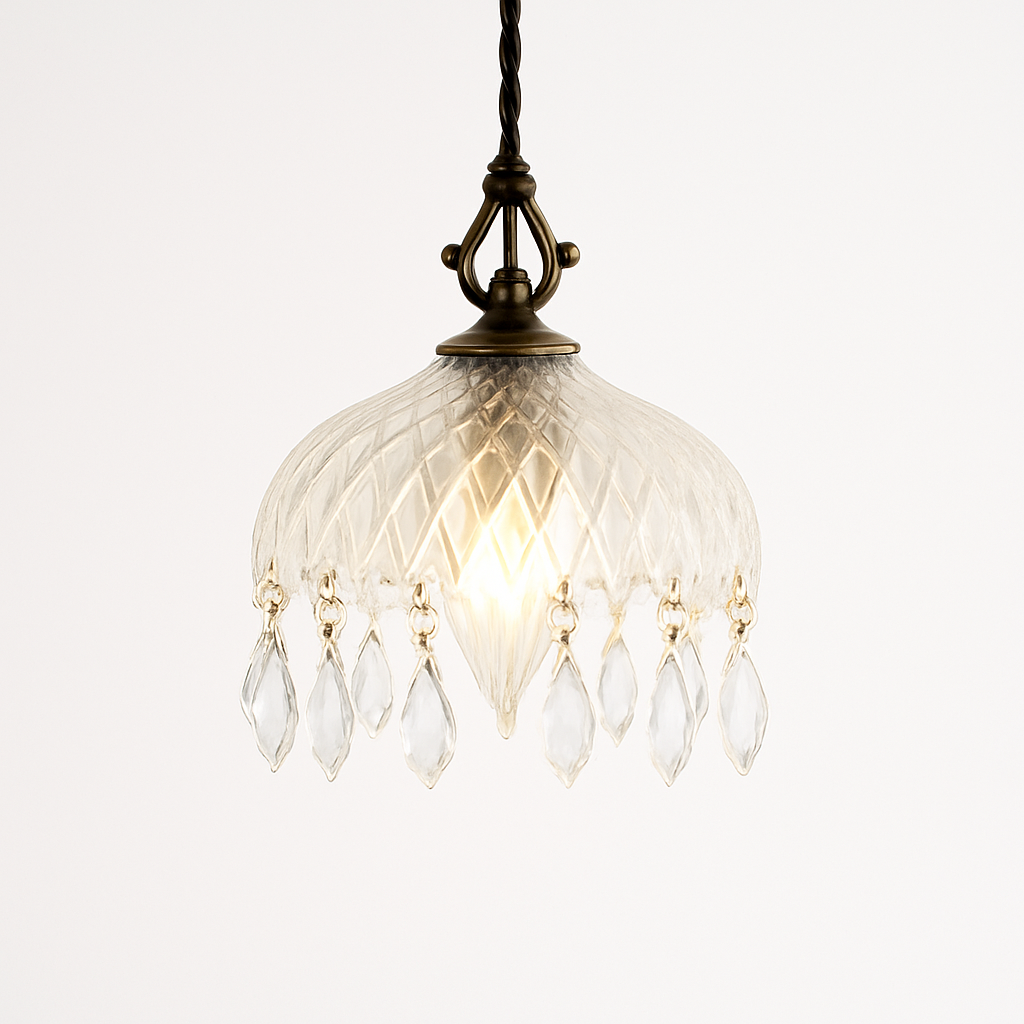 YEBMLP Suspension en verre rétro français d'intérieur à LED - vue 8 sur 8