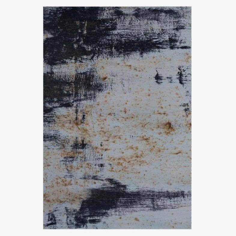 Modern rectangle rug in industrial style Maja D