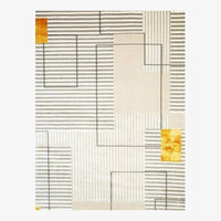Tapis rectangle moderne style géométrique Sofa B