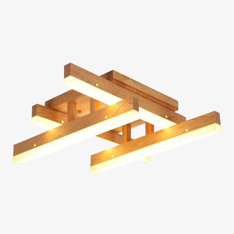 Plafonnier design LED en bois Light Loft
