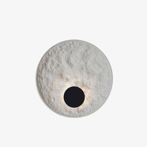 Applique murale design LED disque blanc minimaliste