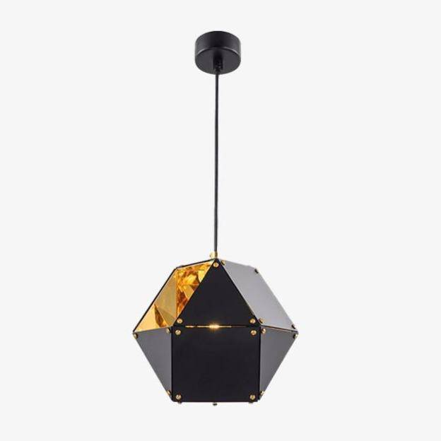 Suspension design à LED en métal style géométrique Gallery