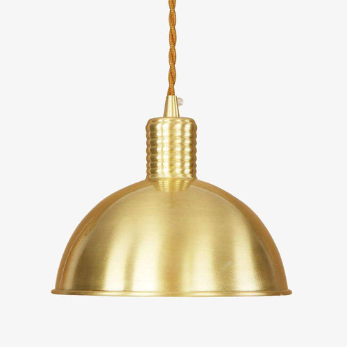 Lámpara de suspensión design Pantalla de LED en metal dorado Novel