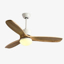 Ventilateur de plafond LED Techo à pales en bois