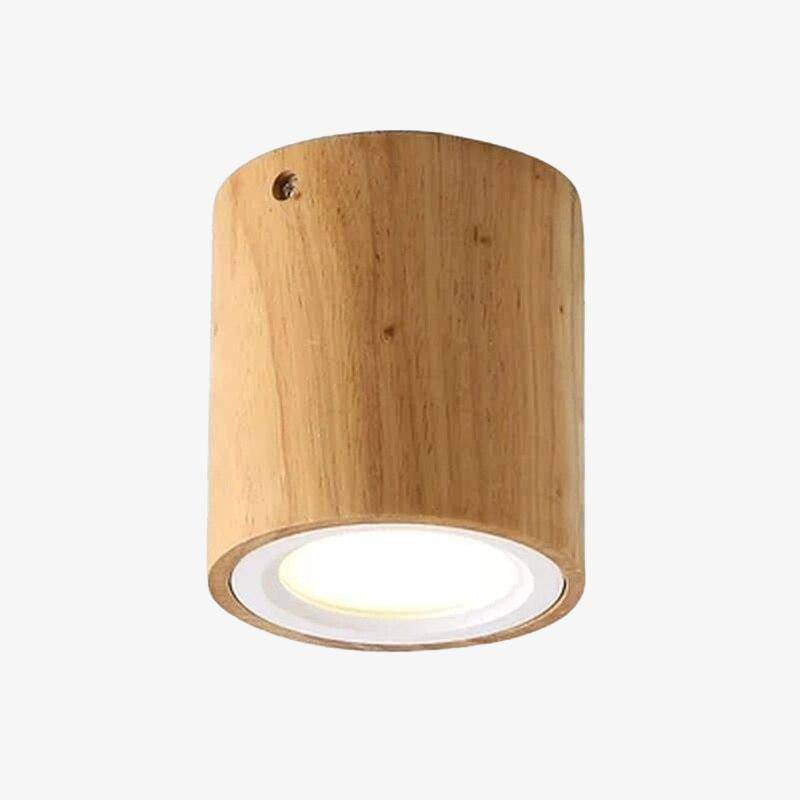 Spot design à LED en bois style Loft