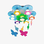 Plafonnier enfant LED en forme de fleurs multicolores