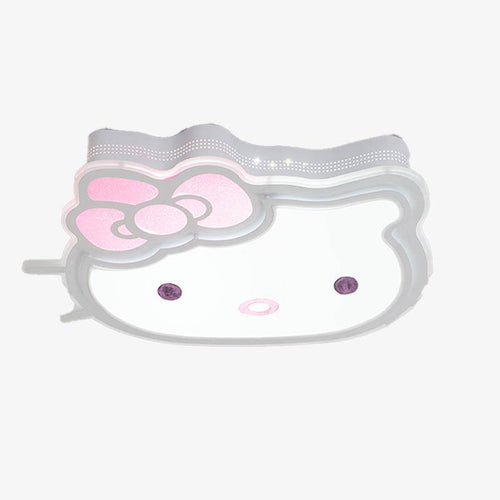 Plafonnier enfant LED tête de Hello Kitty