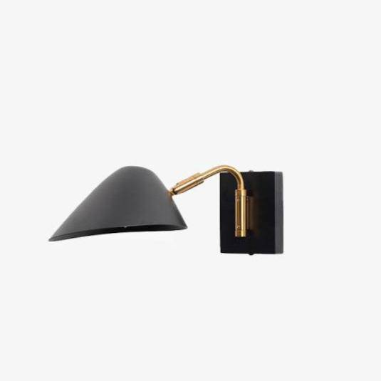 wall lamp black LED design wall with lampshade in metal Home
