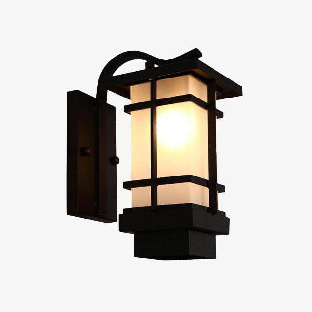wall lamp Rustic black LED wall mounted Garden style