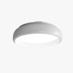 Plafonnier design arrondi blanc Study