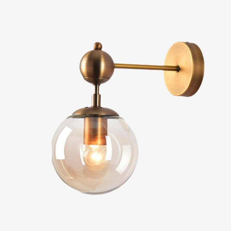 wall lamp gold wall ball (one or two lamps)