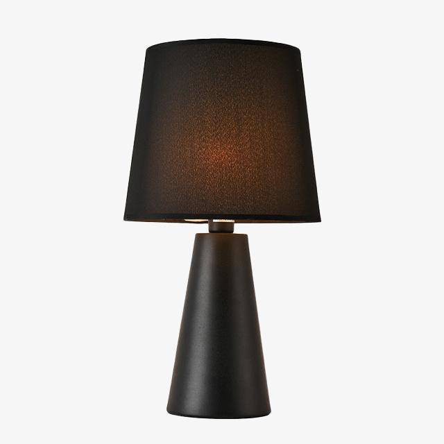 Lampe de chevet à LED moderne avec abat-jour (noir ou blanc)