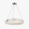 Suspension design dorée LED avec anneau en verre Luxury