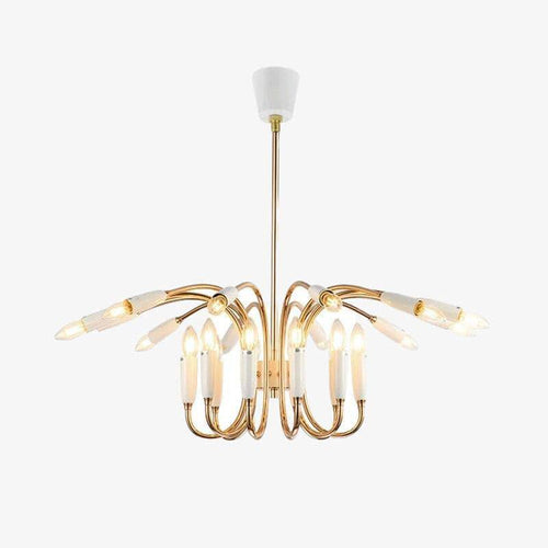 Lustre design bras arrondi doré Head