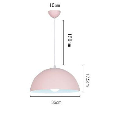 pendant light modern LED with lampshade rounded Kleo