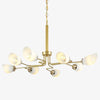 Lustre design LED doré Living