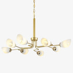 Lustre design LED doré Living