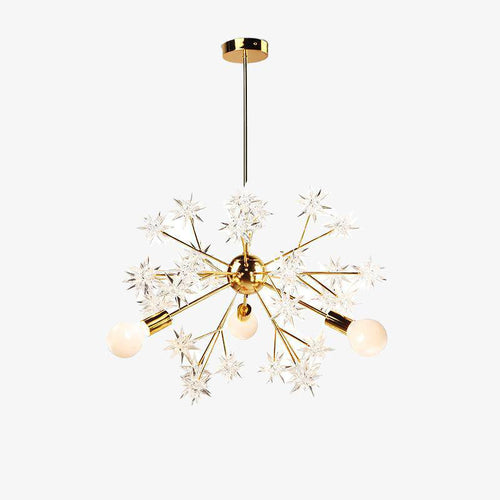 Lustre design doré avec étoiles Loft