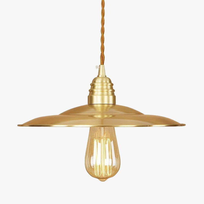 pendant light gold metal LED design with lampshade Coffee hat