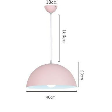 Lámpara de suspensión LED moderno con pantalla redonda Kleo