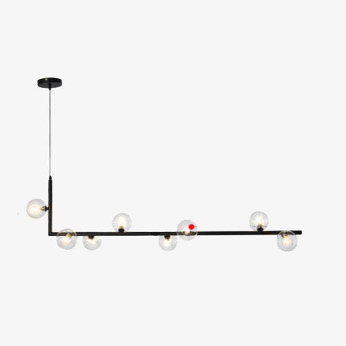 Suspension design LED allongée en métal Kitchen