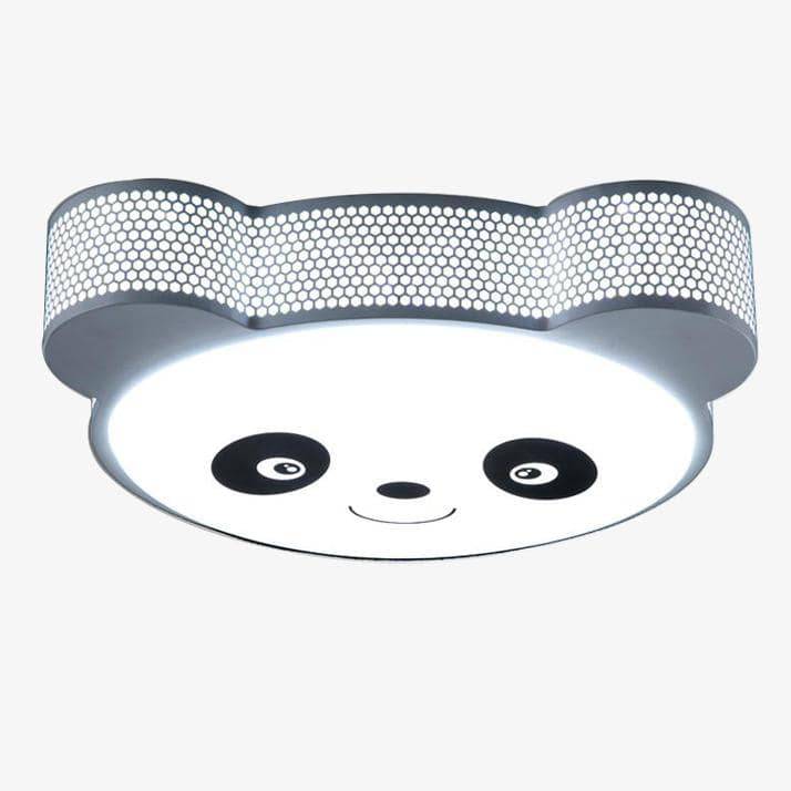 Lámpara de techo LED para niños con forma de cabeza de panda