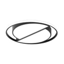 Plafonnier design LED demis-cercle décalés dans cercle Home