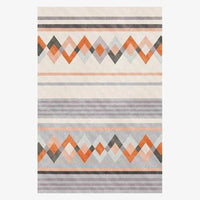 Tapis rectangle aux formes géométriques Floor E