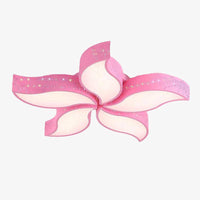 Plafonnier enfant LED en forme de pétales de fleurs (plusieurs couleurs)