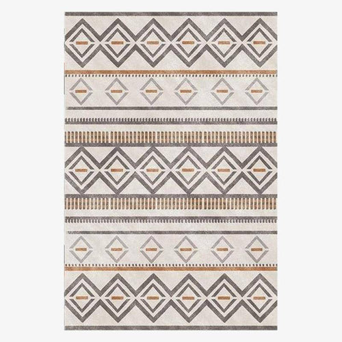 Tapis rectangle aux formes géométriques Floor F