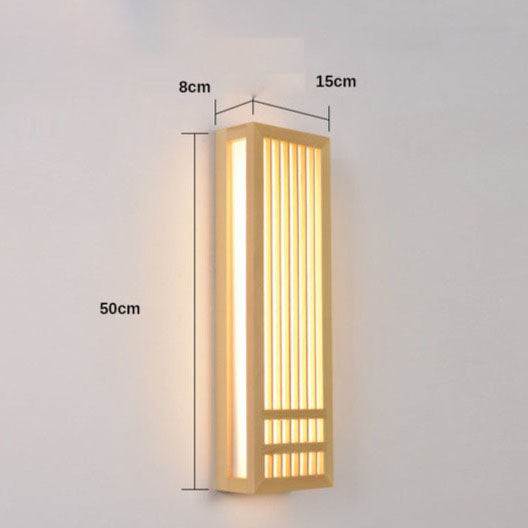 wall lamp Pastor modern rectangular LED wall lamp, Japanese style