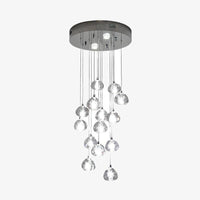 Lustre en crystal LED Clear