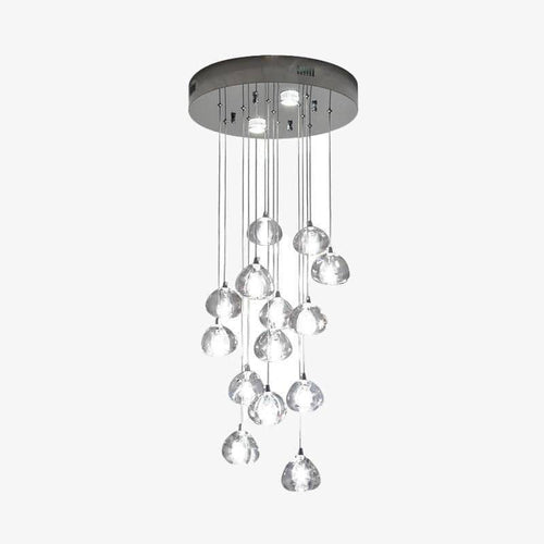 Lustre en crystal LED Clear