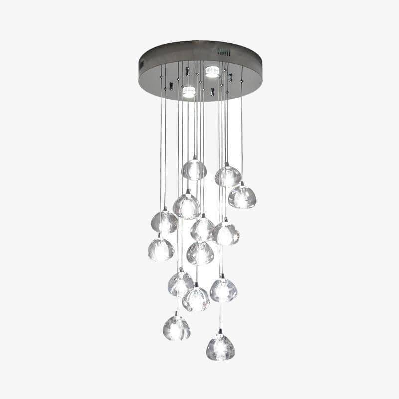 Lustre en crystal LED Clear