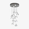 Lustre en crystal LED Clear