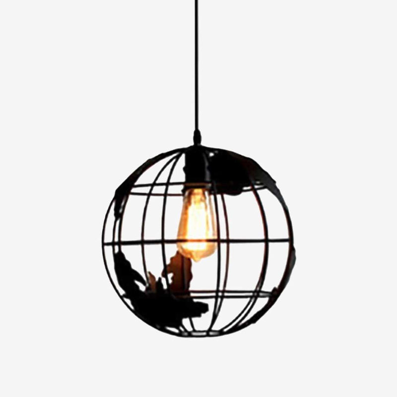 Pendant light Design Cage in globe