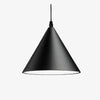 Suspension design LED conique à fils apparents