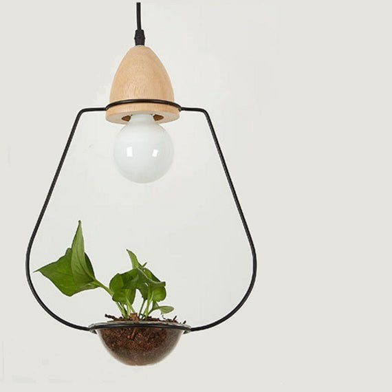 pendant light LED art deco with Mira plants