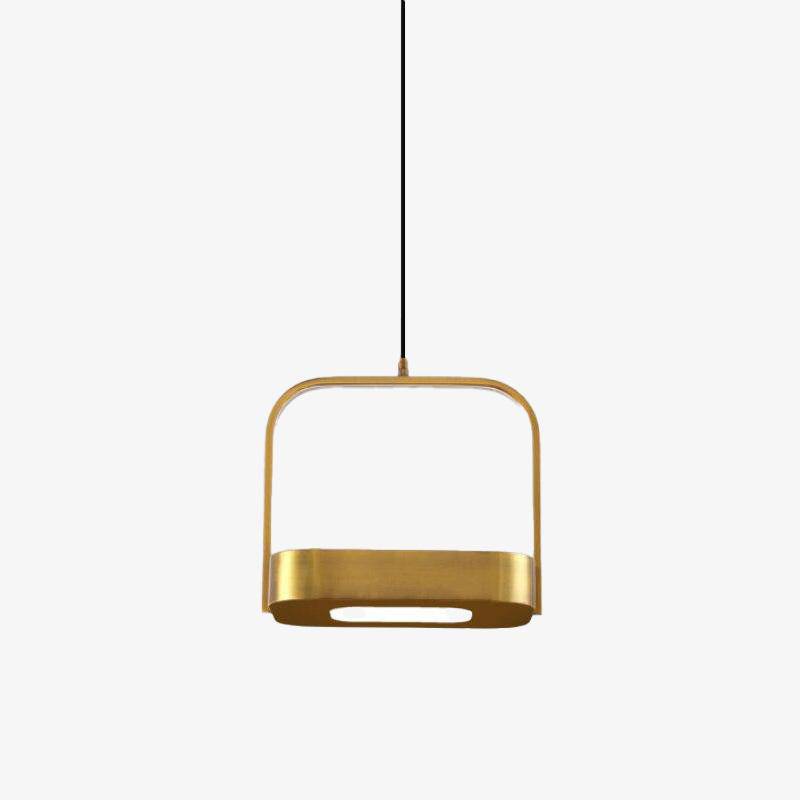 pendant light Shadow metal LED design with rounded edges